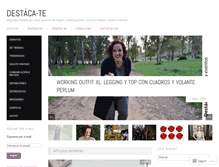 Tablet Screenshot of destaca-te.com